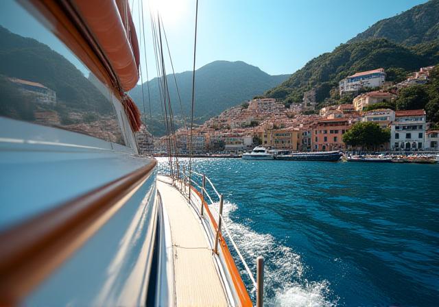 Barca a vela in Costiera Amalfitana